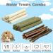 Guinea Pig & Rabbit Chew Toys Combo: Sweet Bamboo & Apple Sticks, Timothy Apple Sticks - 150g Pack | Prevent Overgrown Teeth, Rich in Fruit Acid, Promote Relaxation - Buy Online on GoSupps.com