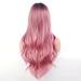 Porsmeer Pink Lure Curls Wig for Women & Girls | Natural Ombre Synthetic Hair for Everyday Cosplay & Party - Buy Online on GoSupps.com