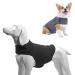 Anti -stress vest for dogs dog coat soothing vests for dogs to relieve anxiety and anxiety dog dog anxiety shirt soft (gray s)