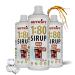 Nutrify Vital Fitness Drink 1:80 Sirup 3x 1 L Advisory Set - Cola beverage concentrate with vitamins and L -carnitine sugar -free - results in 240 liters of sports drink calorie low in 3x 1000 ml cola 1 l (3 -pack)