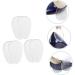 6 Pairs Shock-Absorbing Anti-Slip Clear Heel Pads | Women s High Heel Insoles & Grips | Comfort Gel Cushions - Buy Online on GoSupps.com