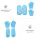POPETPOP spa Gel Gloves Gel Ankle Socks Foot Heel Protector Gel Heel Sleeves Moisturizing Toe Socks moisturizing Gel Gloves Cosmetology kit spa Socks Gel Socks Skin Care Silicone Socks Miss medium - Buy Online on GoSupps.com