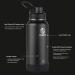 Takeya Actives Insulated Stainless Steel Water Bottle 24 oz - Onyx - Buy Online on GoSupps.com