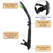 WACOOL Professional Snorkeling Diving Set with Anti-Fog Glass - Adults Black - Buy Online on GoSupps.com