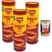 Italian Gourmet E.R. Dr. Schar Curvies Gluten Free BBQ Chips 170g + Italian Gourmet Polpa di Pomodoro 400g Box