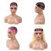 Elastic Wig Bands for Lace Melting - 3 Pcs Set for Wig Stability and Edges Laying - Leopard, Black, Rose Gold - Buy Online on GoSupps.com