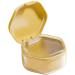 Hexagonal Leak-Proof Case for Retainers Dentures and Braces Portable & Easy-to-Clean Abs Pc Silicone Design