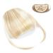 Bangs Hair Clip Clip in Bangs Natural Straight Synthetic Blunt Bangs Hair Extensions 6" Short Straight Hairpiece Front Neat Bang Clip-In Full Bangs for Women Bangs Clip in Hair (Color : SW65-105)