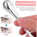 Housoutil 3 Pi ces de masque de cuill re cosm tique accessoire skincare massage yeux spatule de maquillage en m tal applicateur de cr me contour des yeux se r concilier 8.6x1.5x1.5cmx3pcs argentx3pcs - Buy Online on GoSupps.com