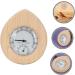 Clispeed Dual-Use Sauna Accessories | Hygrothermograph Frame & Portable Thermometer | Ideal for Bath & Bedroom | 16.5x14cm - Buy Online on GoSupps.com