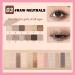 Sulily 12 Color Matte Nude Eyeshadow Palette for Older Women - Long Lasting & High Pigmented Neutral Shades | Ultra-Blendable Eye Makeup - 03 Cement Color - Buy Online on GoSupps.com