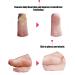 Shop Soft Silicone Socks - Foot Protector & Anti-Crack Care (White Small Code) | International Shipping - Buy Online on GoSupps.com