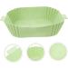 Zerodeko 2pcs Air Fryer Pan Air Fryers Reusable Air Fryer Bowl Silicone Air Fryer Liner Cooking Pot Non Stick Greenx2pcs 24X19.5X5CMx2pcs - Buy Online on GoSupps.com