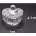 Morechioce Glass Dappen Dish with Lid - 2 Piece Nail Art Accessory Set - Transparent Crystal Cups for Dipping - Buy Online on GoSupps.com