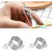 JOYUETLAN Stainless Steel Yarn Guide Knitting Thimble - 2 Piece Set for Crafts - Knitting Accessories Tool - Buy Online on GoSupps.com