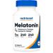 Nutricost Melatonin 5mg 240 Tablets - 5mg Per Serving Non-GMO Gluten Free 240 Count (Pack of 1)