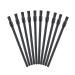 GCQQ 100PCS Disposable Lip Brushes Lipstick Applicators - Black Lip Gloss Cosmetic Wands - Nail Polish Brushes Make Up Tool Kits for Lip Oil Balm