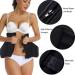 Hoplynn Neoprene Sweat Waist Trainer Corset Belt Women Black Medium - Buy Online on GoSupps.com