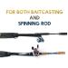 Dr.Fish Fishing Rod Socks - Tangle-Free Nylon Sleeves for 7'6 to 8'6 Rods - Buy Online on GoSupps.com