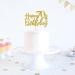 Gold Glitter Happy 70th Birthday Cake Topper Hello 70 Cheers to 70 Years 70 & Fabulous Party Decoration - Buy Online on GoSupps.com