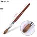 Kads Kolinsky Nail Brush Set for Acrylic Nails - Rosewood Nail Art Tool (4 Pcs) | Premium Manicure Accessories - Buy Online on GoSupps.com