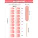 Kalolary Gel Nail Polish Strips Nail Gel Art Sticker Waterproof Full Nail Wraps Decal Sets with Nail File and Stick for Women Girls Nail Art Decor (UV/LED Lamp Required) (Gradient Pink) - Buy Online on GoSupps.com