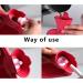 Buy 2L Enema Bag Home Kit - Colon Cleansing with 3 Tips & Silicone Hose - Control Water Flow - Ideal for Men & Women (Red - Buy Online on GoSupps.com