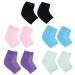 Lurrose 5 Pairs Spa Gel Socks Heel Socks For Dry Cracked Feet Socks For Dry Skin Soft Ventilated Gel Heel Socks Heel Anti-crack Socks Men And Women Gentle Foot Socks