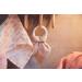 Buy Silicone Bunny Ears Teething Ring | Rosewood | 1 Piece - Safe & Durable Teether for Infants - Buy Online on GoSupps.com