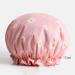 GSHLLO Daisy Bath Cap Set - Waterproof Double Layer Shower Cap for Girls and Women - Buy Online on GoSupps.com