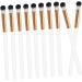 Healeved 30 Pcs Makeup Brush Make up Eyeshadow Brush Eye Makeup Kit Concealer Brush White Wooden Handle 17.50X1.00X1.00CMx3pcs Whitex3pcs - Buy Online on GoSupps.com