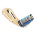 Manual Razor for Men - Precise Six-Blade Trimmer Removable & Travel-Friendly (Gold) - Buy Online on GoSupps.com