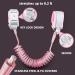 8.2ft Anti Lost Wrist Link for Child Safety - Toddler Leash with Key Lock - Pink - Buy Online on GoSupps.com