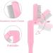 GCQQ Folding Eyelash Separator Comb - Metal Teeth Pink Lash Comb for Eyelash Lift and Brow Waxing - Buy Online on GoSupps.com