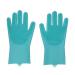Rinse gloves with Wash scrubber silicone dishwashing gloves silicone rinsing gloves magical dishwashing gloves cleaning sponge gloves dishwashing gloves for cleaning kitchen
