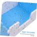 INOOMP 2 Pcs Hamster Toilet Hamster Bathroom Hamster Supplies Small Pet Toilet Hamster Pee Training PVC 15x10cmx2pcs Bluex2pcs - Buy Online on GoSupps.com