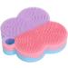 Facial Cleansing Brush Remove Dead Skin Facial Brush Silicone Face Brush Pink Purple - Buy Online on GoSupps.com