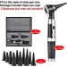 Jiusion Original 4 Pack Otoscope Speculum Tips - 2.5mm 3mm 5mm for 3x Otoscopes | Disposable Otoscope Caps - Fast International Shipping - Buy Online on GoSupps.com