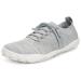 Intini barefoot shoes wide toe shoes men women minimalist barefoot sneakers with zero-drop sole comfortable light barefoot shoes 37-48 41 EU light gray
