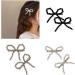 hgnxa Elegant Hair Barrettes Accessory Stylish Pearls Bowknot Hair Clip Unique and Interesting Barrette Hairpin Jewelry Silver - Buy Online on GoSupps.com