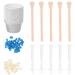 Healvian Nose Wax Kit For Men And Women Nose Hair Wax Kit With Nose Hair Wax Beads Paper Cups Body Wax Beans