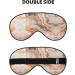Rose Gold Marble Print Unisex Eye Mask - Soft Comfortable Light-Blocking Sleep Mask for Ultimate Rest | International Shipping Available - Buy Online on GoSupps.com