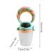 Jingling Fruit Pacifier Feeder - Safe Silicone Teething Tool for Babies | Soft Vegetable & Fruit Food Feeder - Buy Online on GoSupps.com