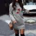 Stylish Women's Christmas Hoodie Dress - Long Sleeve Hooded Sweater & Sweatshirt | Perfect Festive Fashion Gift - Buy Online on GoSupps.com