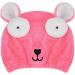 Buy Cartoon Hare Hair Turban for Kids & Women | Quick-Drying Elastic Hair Towel - Soft Thickened Shower Hood in Pink - Buy Online on GoSupps.com