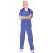 Comfortable and Durable Bahoki Essentials Scrub Set - Ideal for Nurses - Ceil Blue X-Small - Buy Online on GoSupps.com