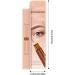 Microblade Eyebrow Waterproof Eyebrow | Eyebrow Makeup with Natural-Looking Microblading Eye Brow Pencil with -4 Tip for Mother Makeup Lover Pochy Dark Brown - Buy Online on GoSupps.com