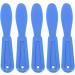 5-Piece Dark Blue Mixing Spatula Set - Easy to Clean Plastic Plaster Knives for Alginate Materials - Buy Online on GoSupps.com