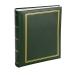 Classic 6x4 Photo Album - Easy to Fill Slip in Method & Book Bound Fotoalbum | Store 200 Pictures in a Traditional & Timeless Design Photograph Album | Gift Idea for Family & Friends 200 Pictures Green