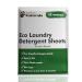 WorldFront Naturals Eco-Friendly Laundry Detergent Sheets with Fresh Scent Plastic Free Non-Toxic Water Saving Technology Total 32 Washes